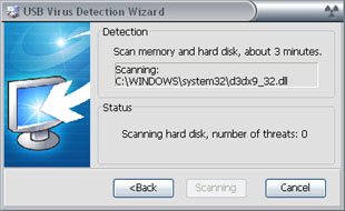 detect and remove virus in system